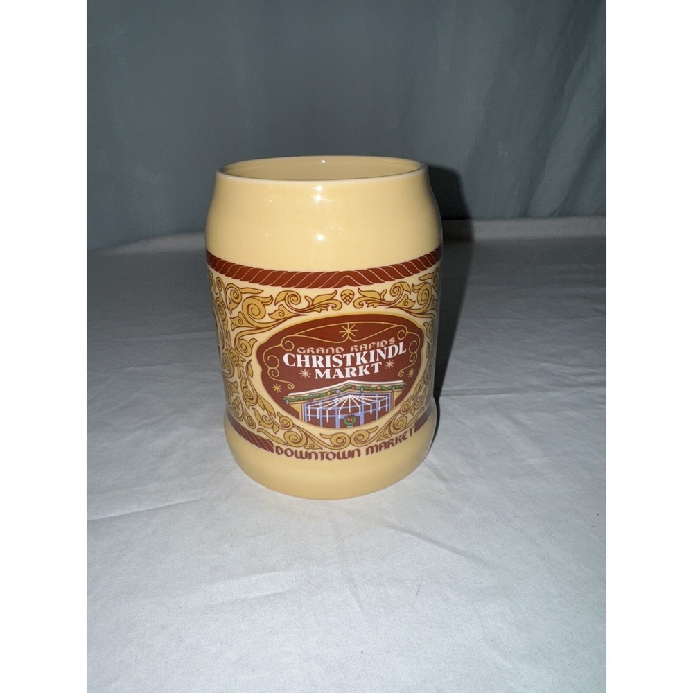 Christkindlmarket Grand Rapids Michigan Downtown Market Ceramic Mug Cup Stein